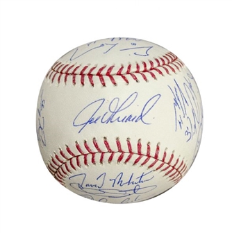 2012 New York Yankees Team Signed Baseball (23 Signatures Including Jeter and Ichiro)